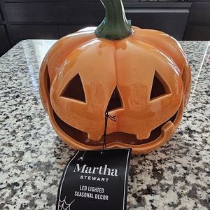 NWT Martha Stewart Ceramic Pumpkin